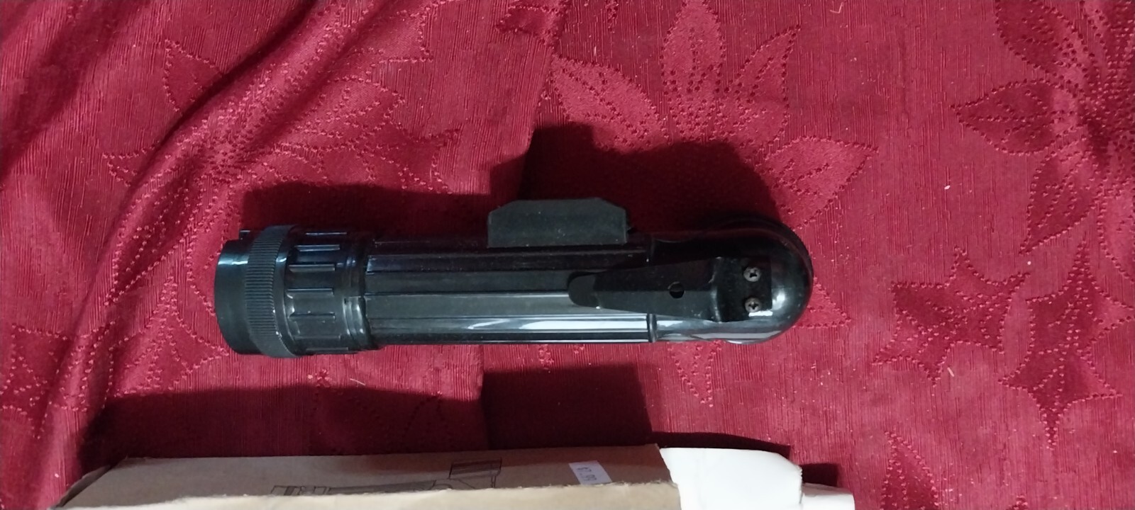 rothco flashlight angled head type d -cell black item # 639