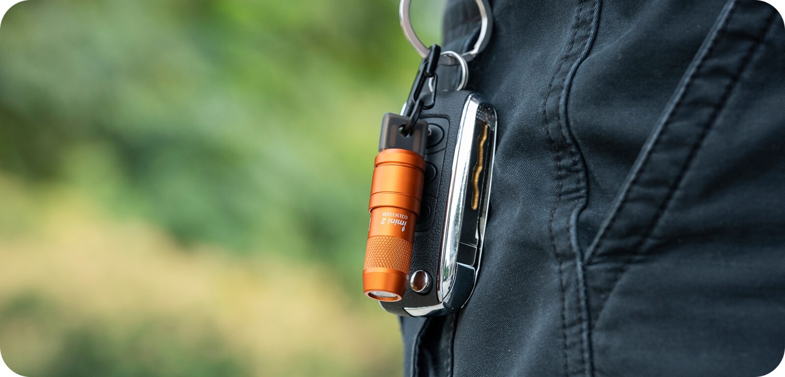 Olight imini 2 Dream Blue Rechargeable Mini Keychain EDC Flashlight, 50 Lumens