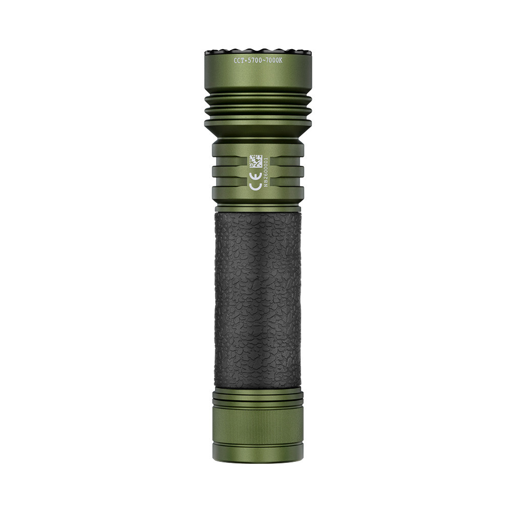 Olight Seeker 4 Pro OD Green Flashlight, Versatile Holster, 4600 Lum, Cool White