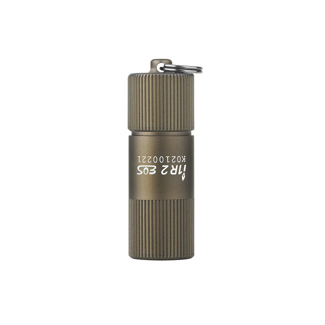 Olight i1R 2 EOS Desert Tan Rechargeable LED Keychain Flashlight, 150 Lumens