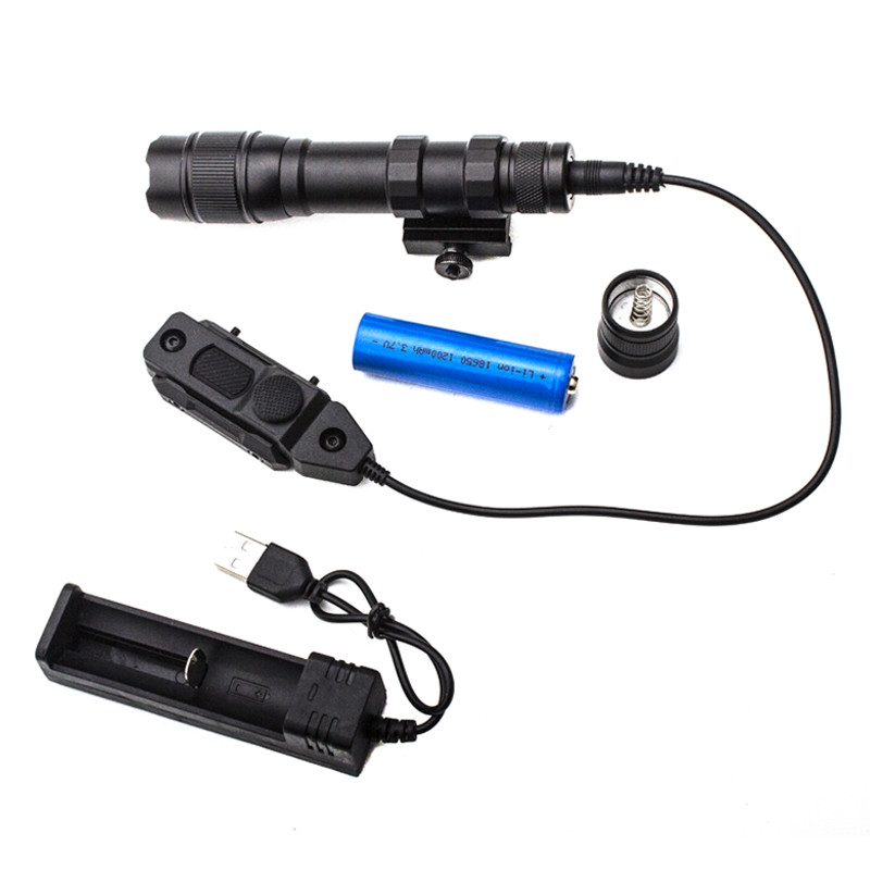 Rifle Weapon Light Tactical Fashlight Fits 20MM Rail Outdoor