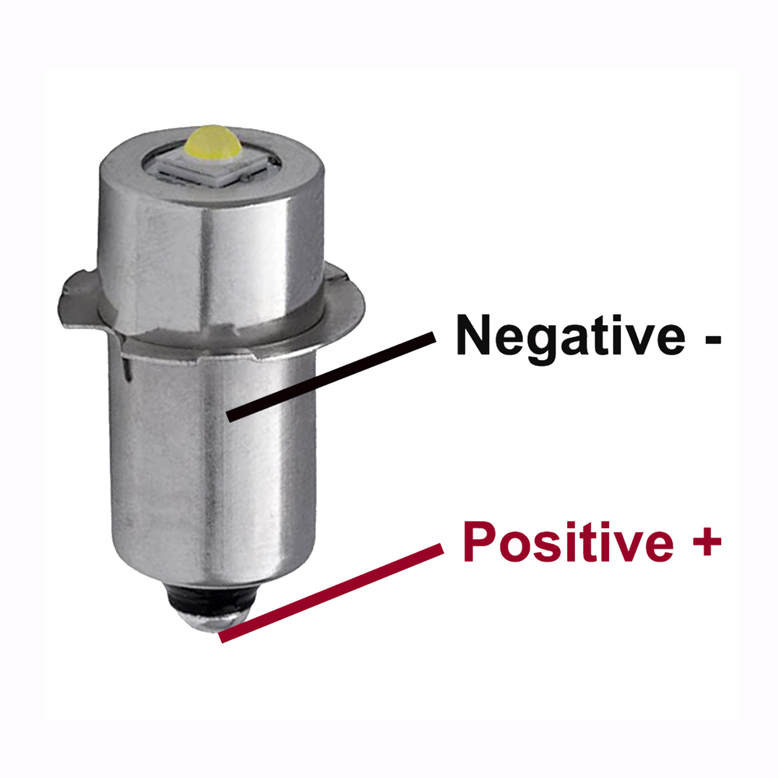 For MAGLITE Super Bright LED Upgrade Bulb Drop In Replacement 2 3 4 5 6 Cell C/D