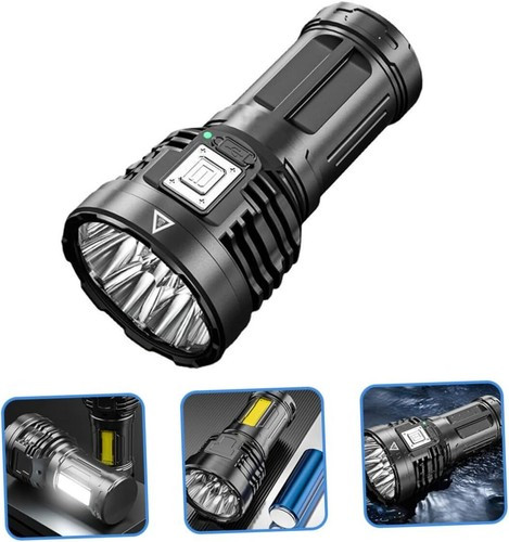 Super Bright 12000000LM Torch 8 LED Flashlight USB Rechargeable Tactical lights