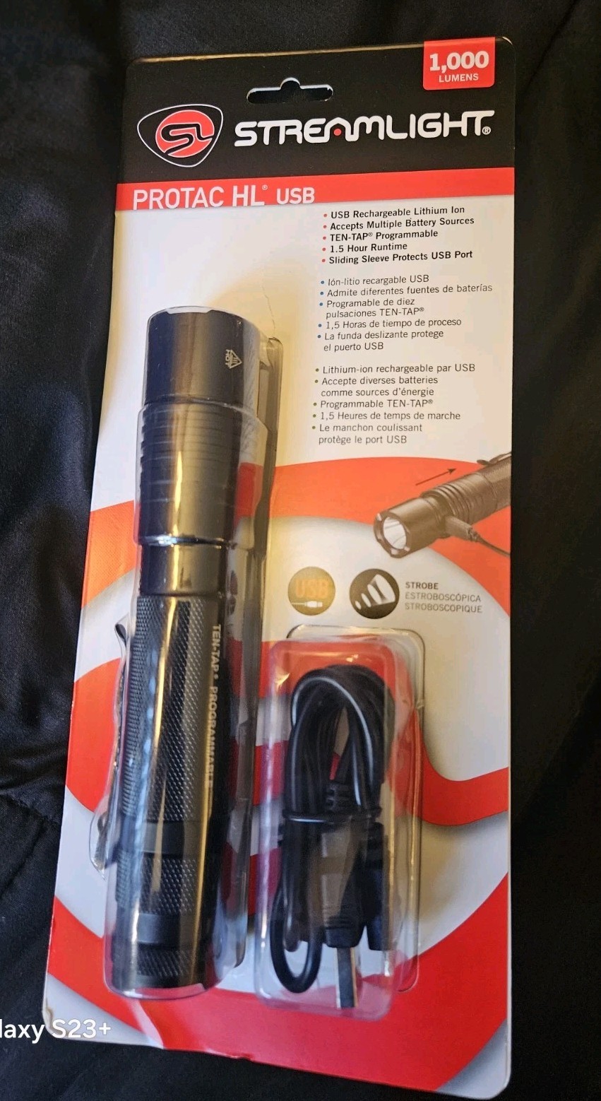 Streamlight 88052 Protac HL USB 1000-Lumen Multi-Fuel USB Rechargeable Professio