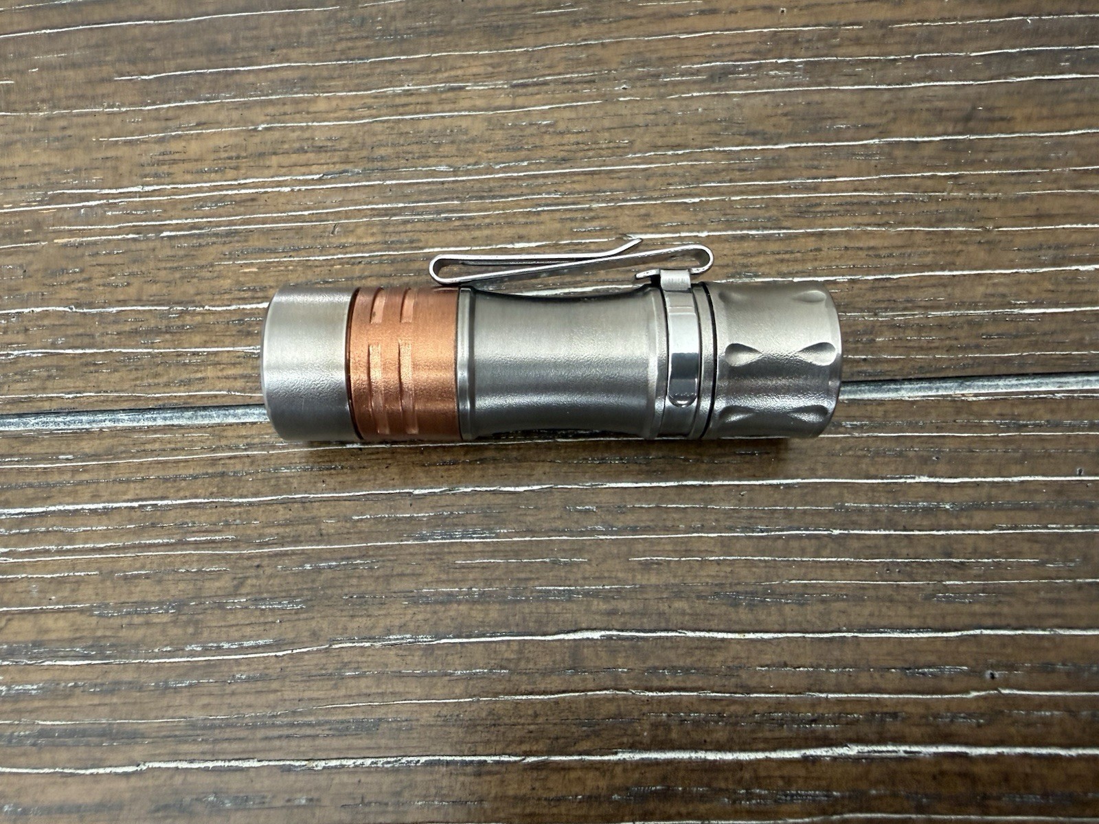 Wurkkos TS10 V2 Titanium Ti / Copper 14500 Mini EDC Flashlight Discontinued