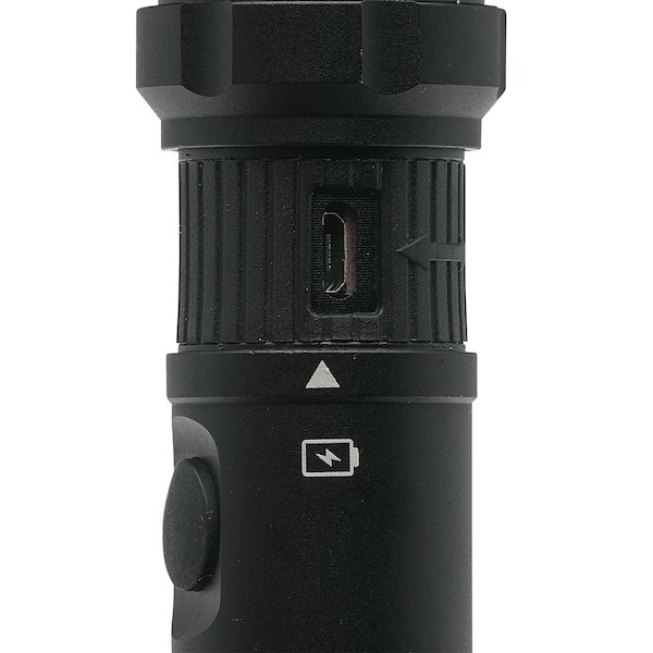 LitezAll 1000 Lumen Tactical Flashlight | Rechargeable Power Bank | Aircraft Alu