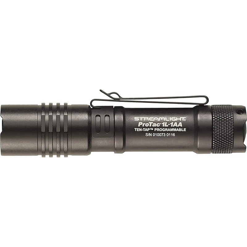 Durable 350 Lumen Tactical Flashlight LED Dual Fuel High Low Strobe Portable New