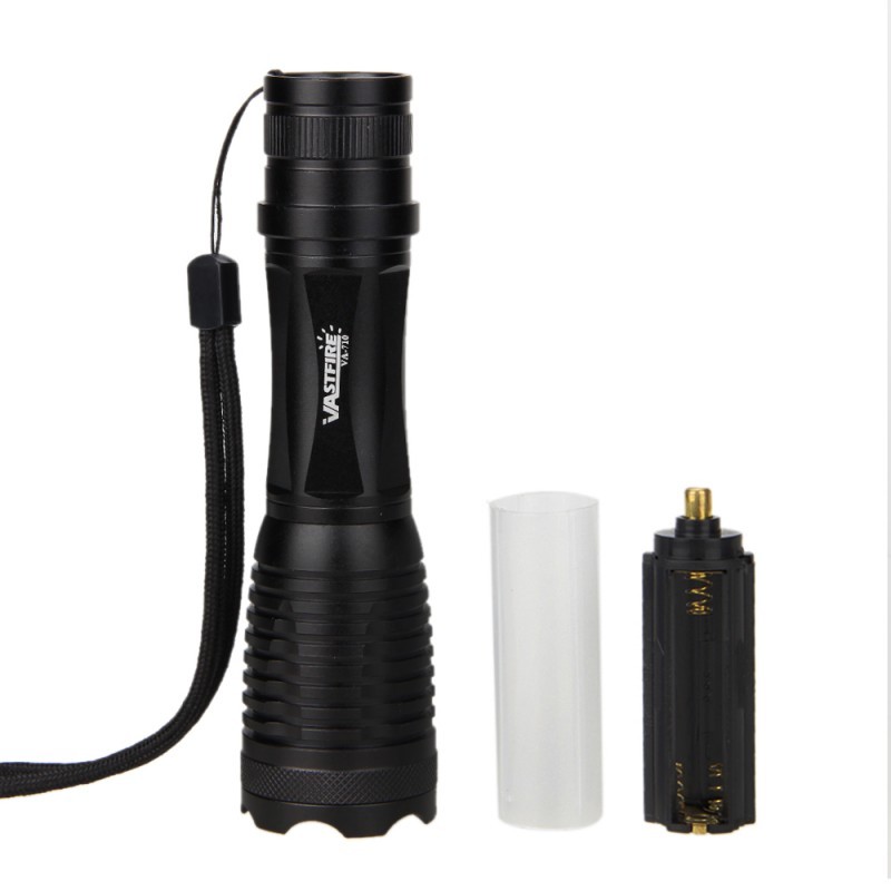 10000 Lumens LED Flashlight Predator Night White Light Rechargeable Torch+Switch