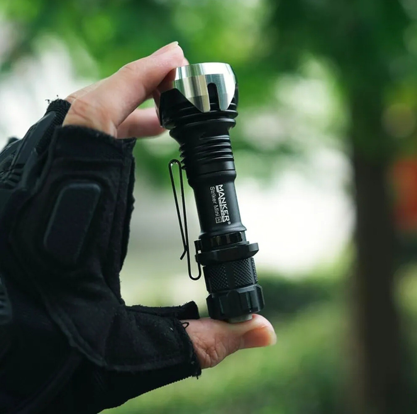 Manker Striker Mini EDC Flashlight Tiny Thrower 430 Meters Range