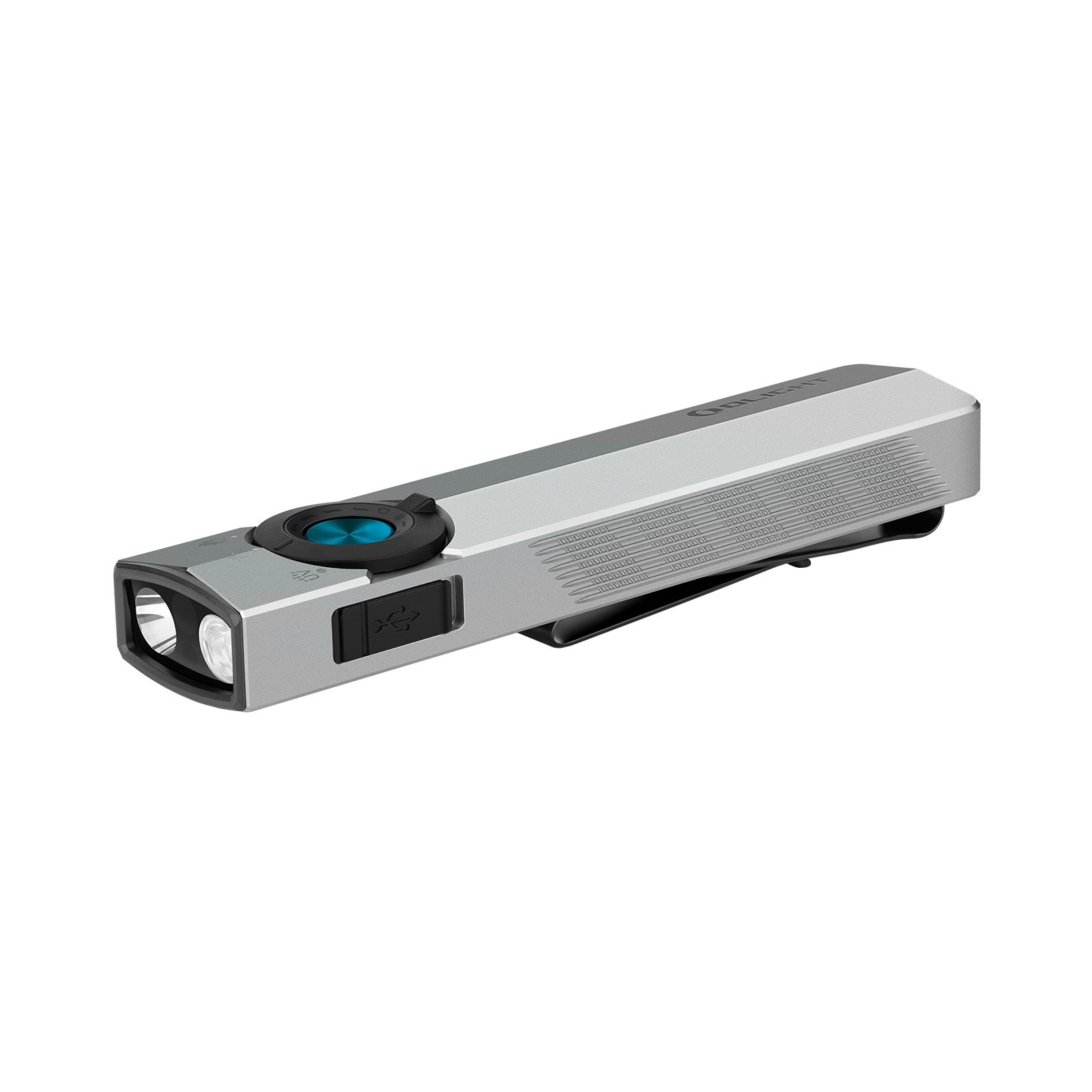Olight ArkPro Class 3R Silver Graphite CW, 1500 L, 4 Lights, 7 Config, FREE Coin