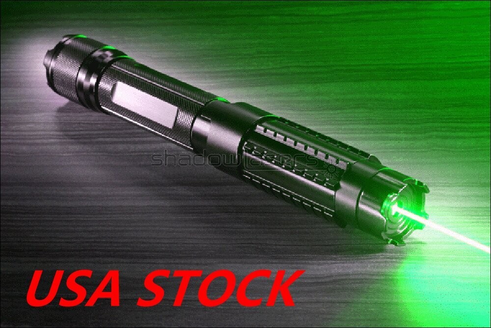 GX6 520nm Adjustable Focus Green Laser Pointer & Battery&Charger&Goggles&5 Stars