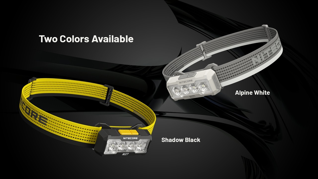 Nitecore NU27 Headlight 600LM LED Headlamps Multi-Temperature Camping Run Lights