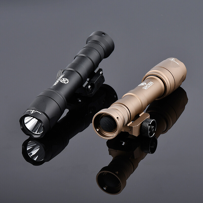 Tactical Airsoft M300 M600 Flashlight SF Search Light Fit 20mm Picatinny Rail