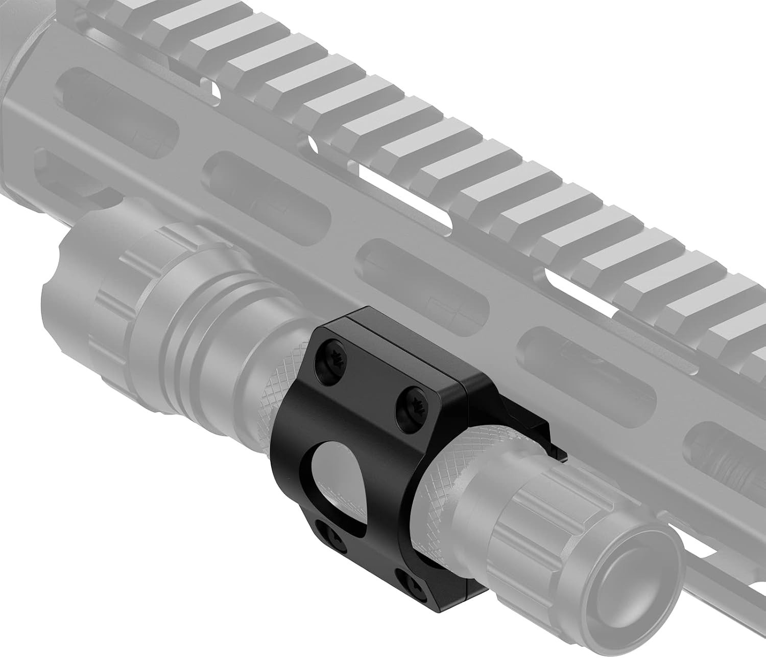 Flashlight Mount 1 inch M Lock Light Mount Compatible with M Lock Rail Systems