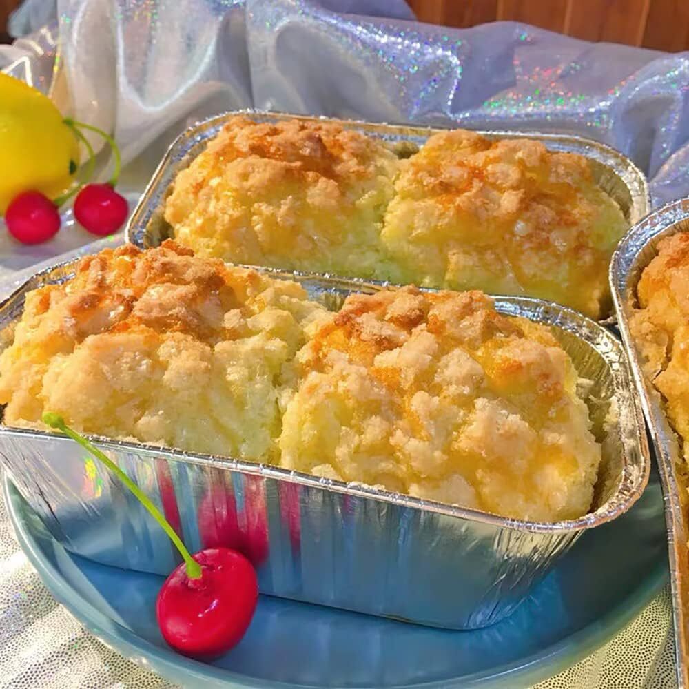 100 Pack Aluminum Mini Loaf Baking Pans, 1 Lb Heavy Duty Disposable