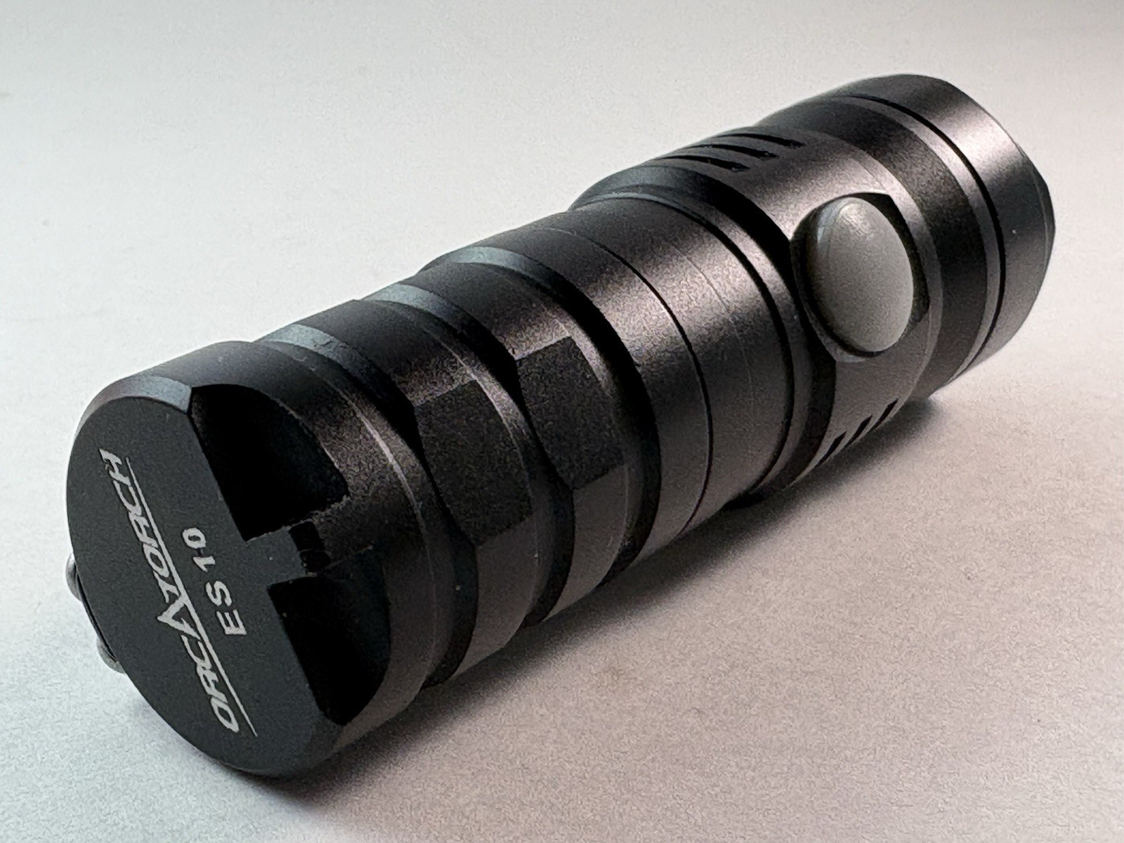 OrcaTorch ES10 LED Flashlight 360 Lumen CR123A EDC Torch w/ Box & Accessories