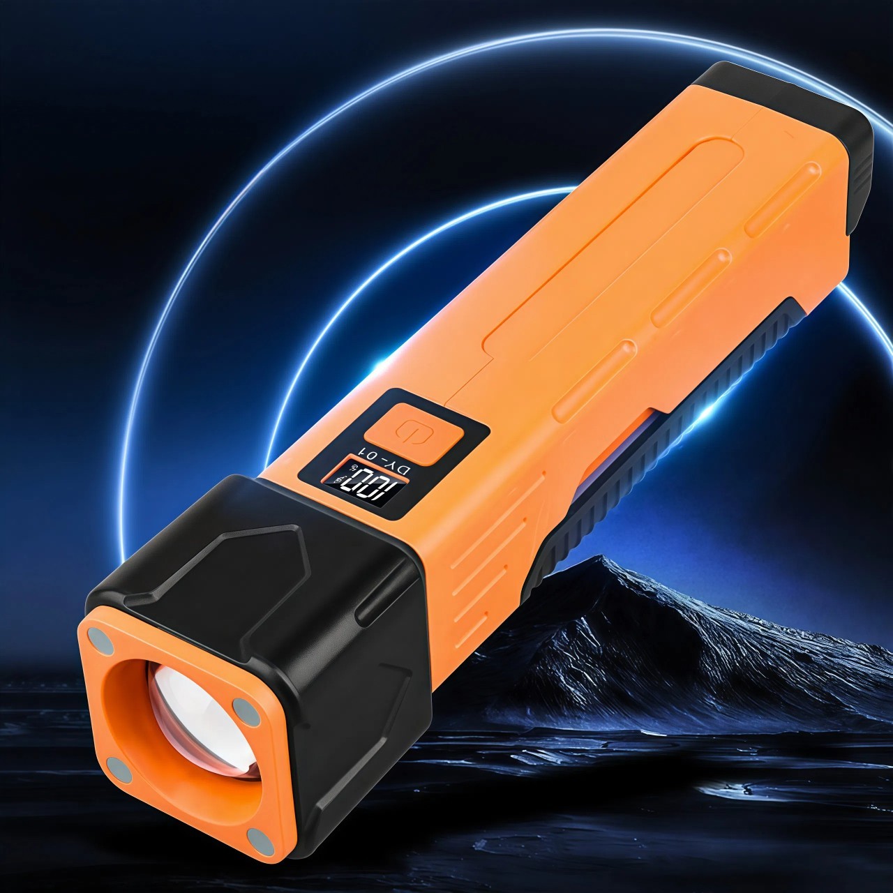 flashlight super bright 橙色手电筒