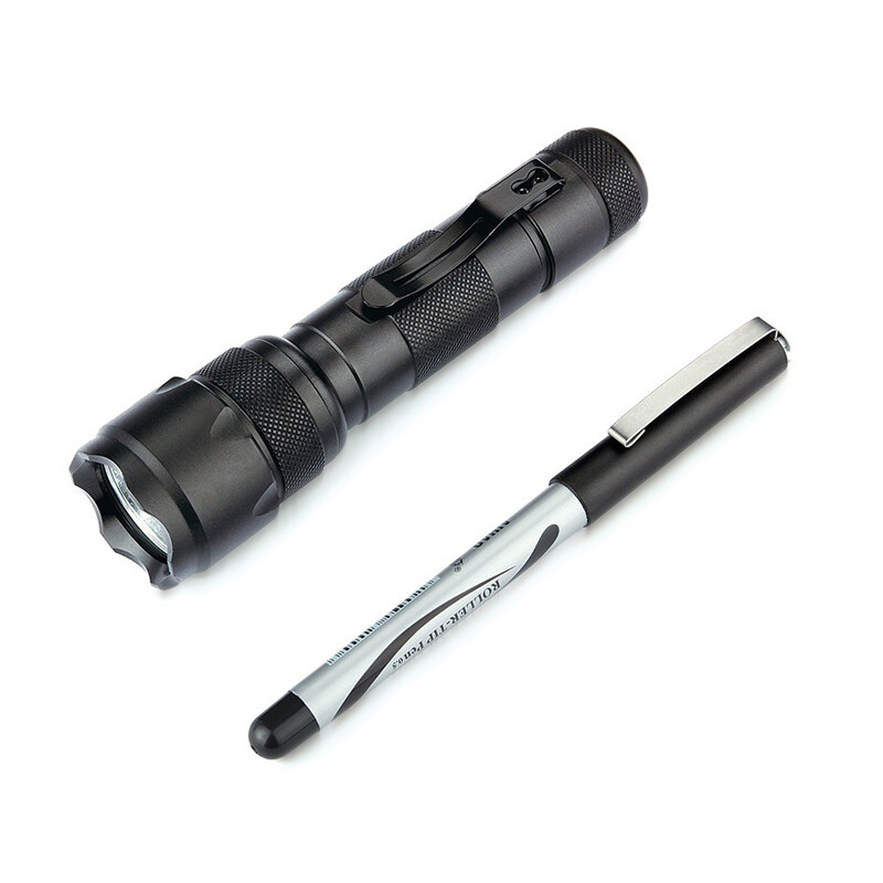 10PCS Single Mode WF-502B 10W 6500K LED Portable Flashlight Ultra Fire Torch