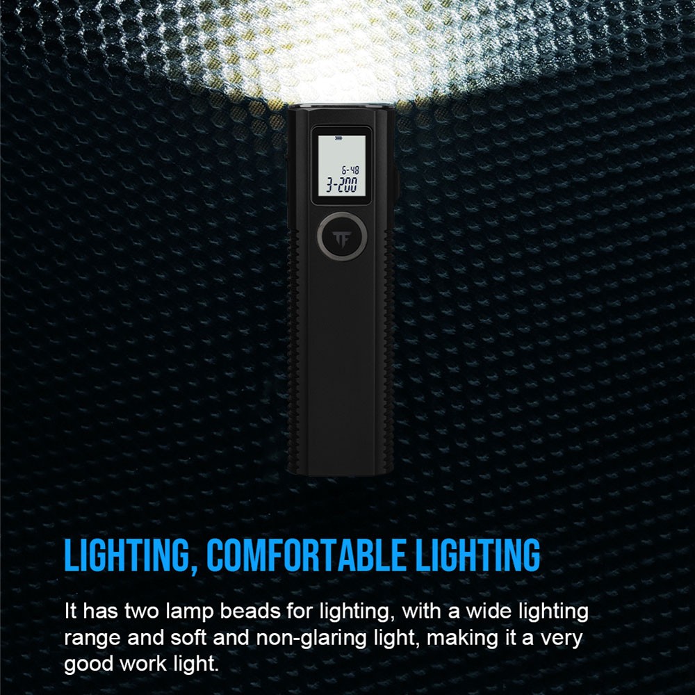 TrustFire MINIX7 LED Flashlight 750LM 20m Laser Rangefinder 5 Modes Magnetic
