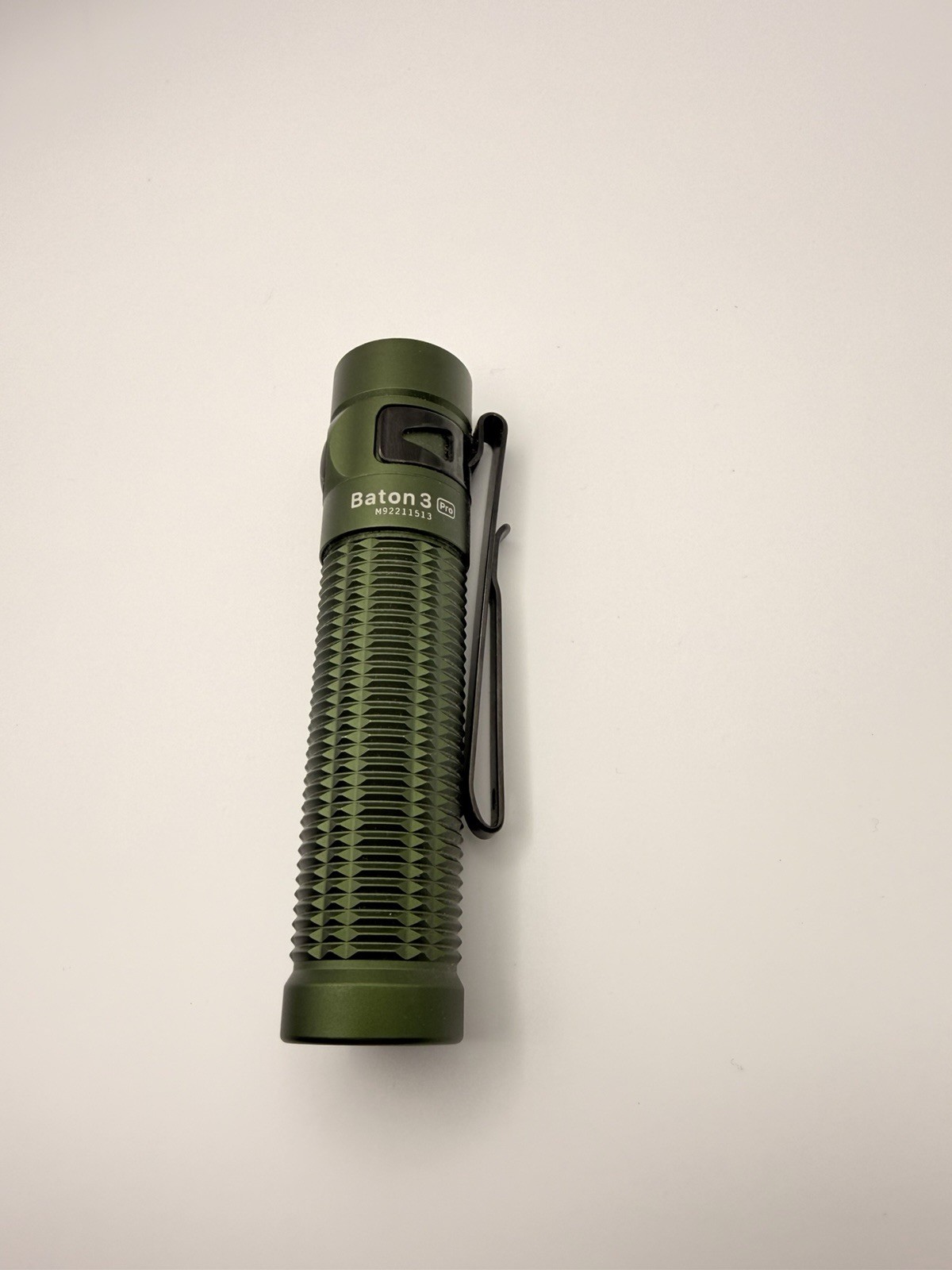 Olight Baton 3 Pro OD Green 1500 Lumen EDC Flashlight Magnetic Charger Great