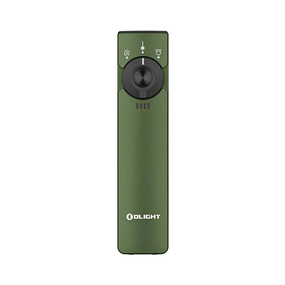Olight Arkfeld Pro OD Green CW Flat Flashlight, LED Light, UV/Laser, 1300L