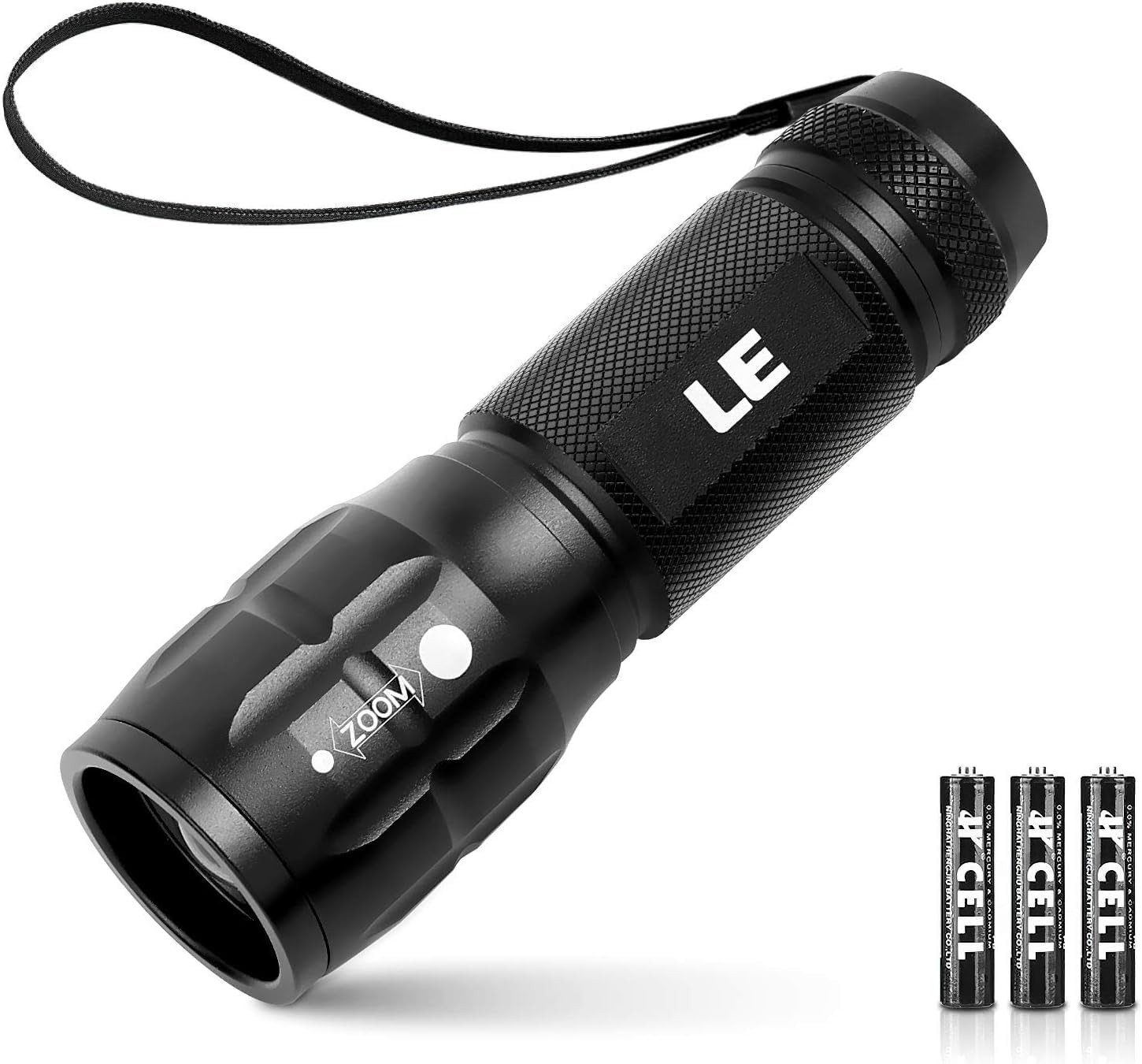Lighting EVER LED Flashlights High Lumens, Small Flashlight, Waterproof, Adju…