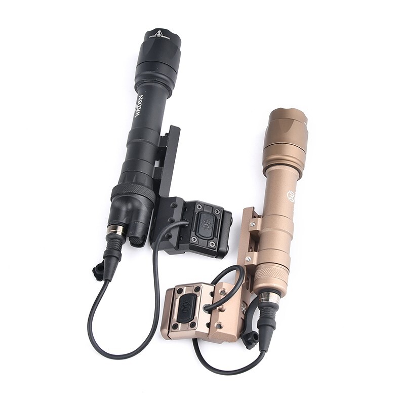 WADSN M300 M600 Weapon Flashlight Side Extension Base Set 20mm Picatinny Rail