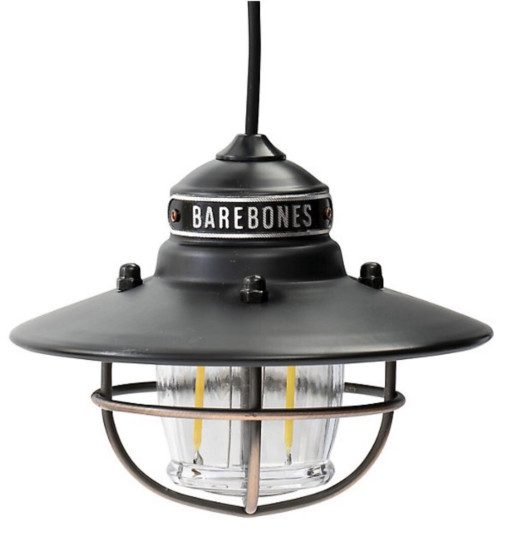 Barebones Edison Pendant LED Light Bronze Powder Coated Steel – New in Box