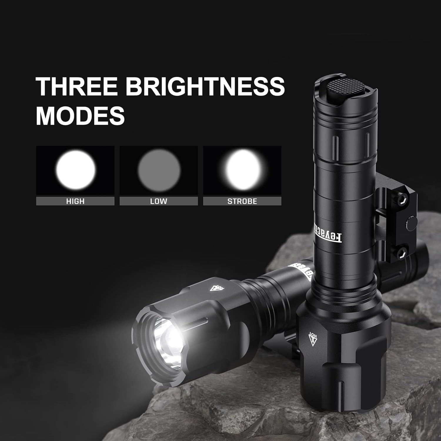 Feyachi WL25 1200 High Lumens Tactical Flashlight LED Light with Pressure …