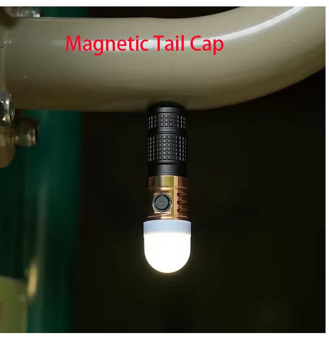 Mankerlight E14-IV EDC Flashlight 4000 Lumen w/ 4x LEDs Camping Torch