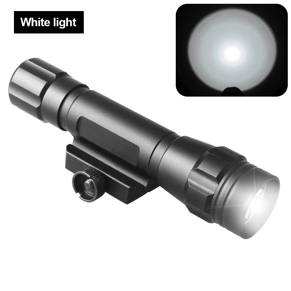 1200 LUMENS Hunting LED Flashlight Torch Mounted Green/Red/White Light + Switch