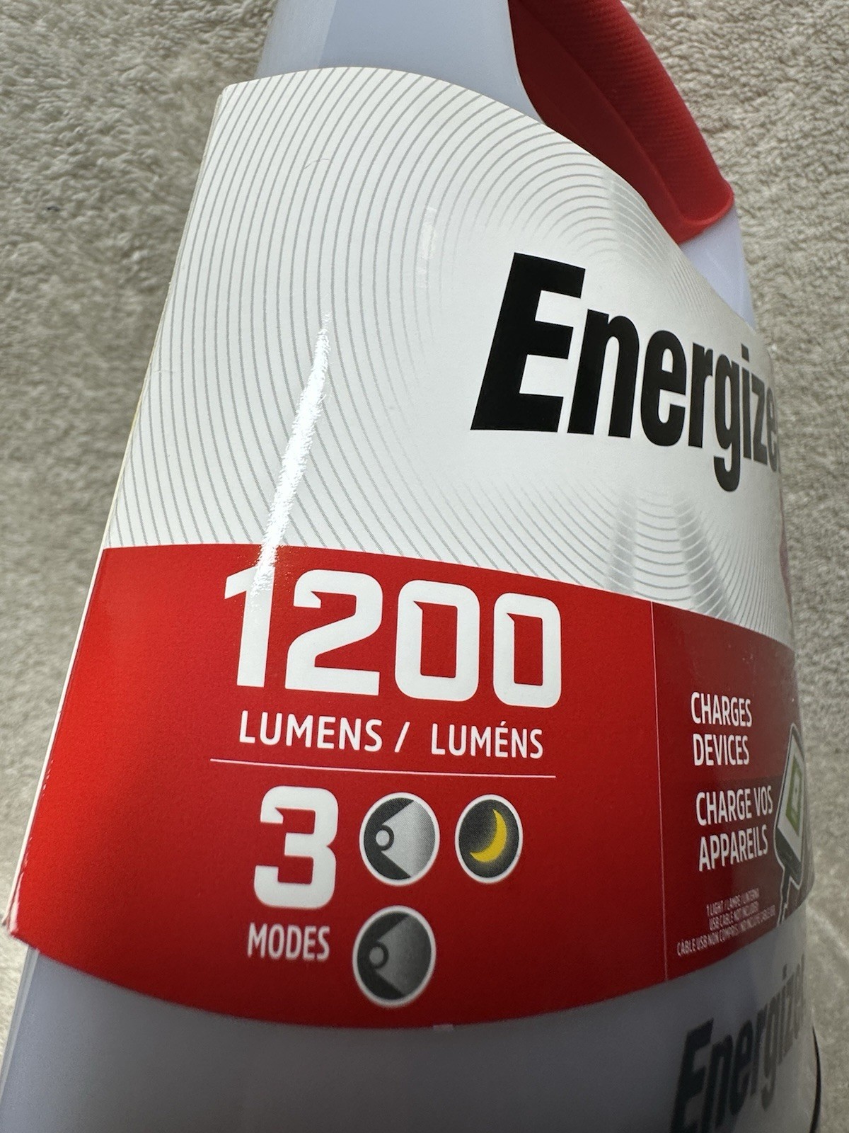 Energizer Vision LED 1200 Lumens USB Lantern Light & Phone Charger