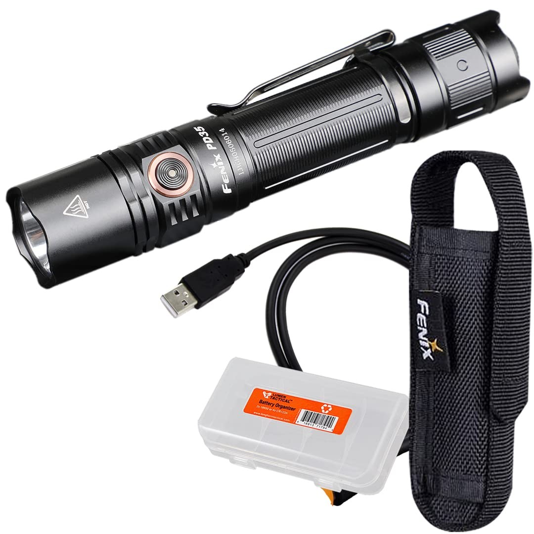 Fenix PD35 v3.0 Rechargeable Tactical Flashlight 1700 Lumens