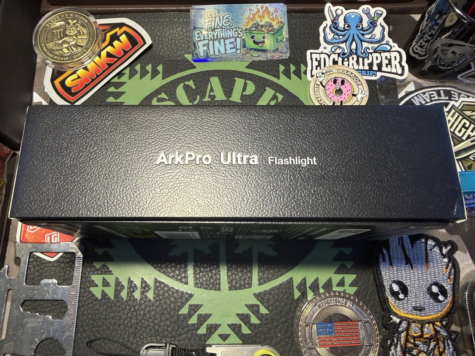Olight ArkPro Ultra Brass Olive Green Flashlight ArkPro Ultra Class 3R CW