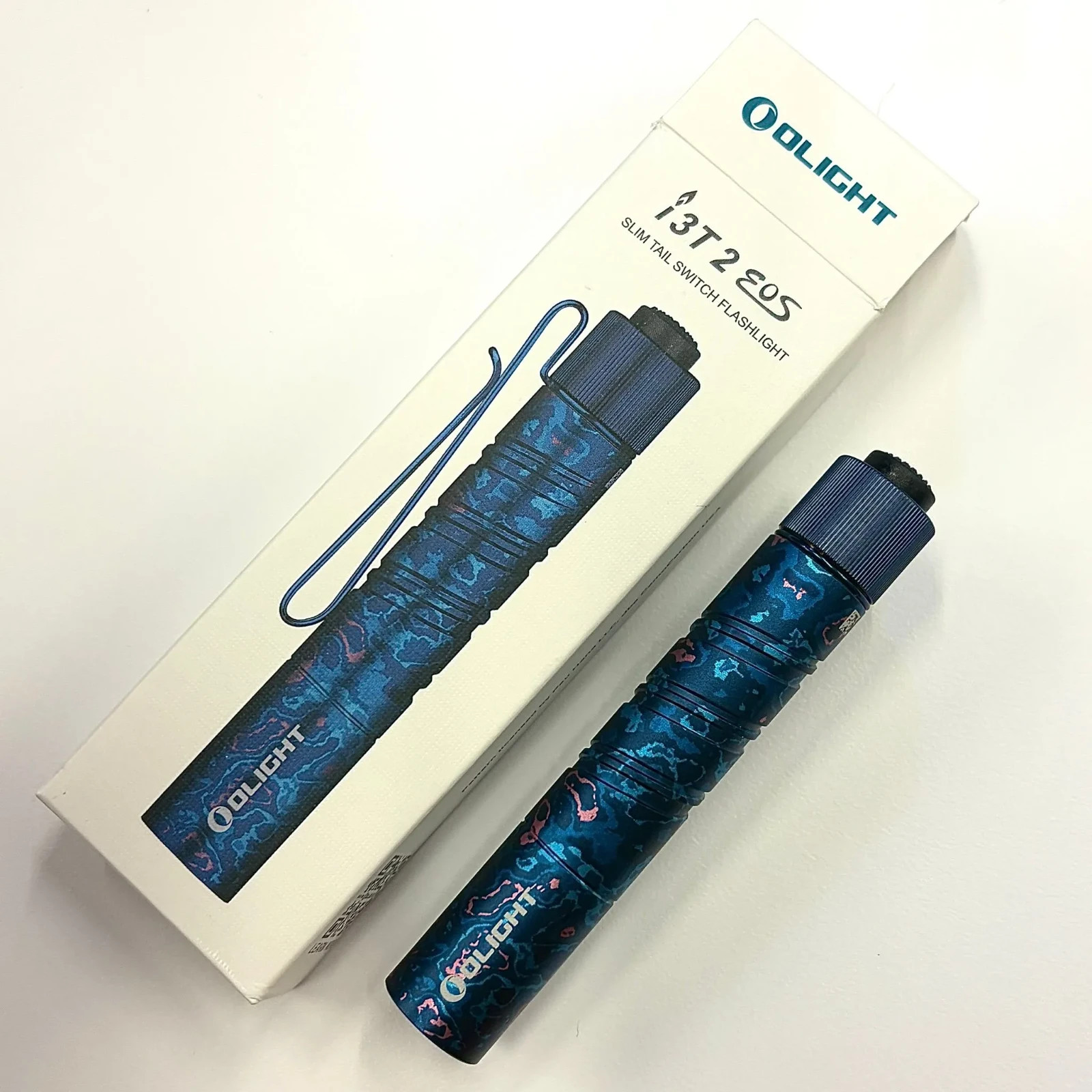 Olight Damtanium I3T2 Purple Camo Carbon New Release Brand New! Limited Edition