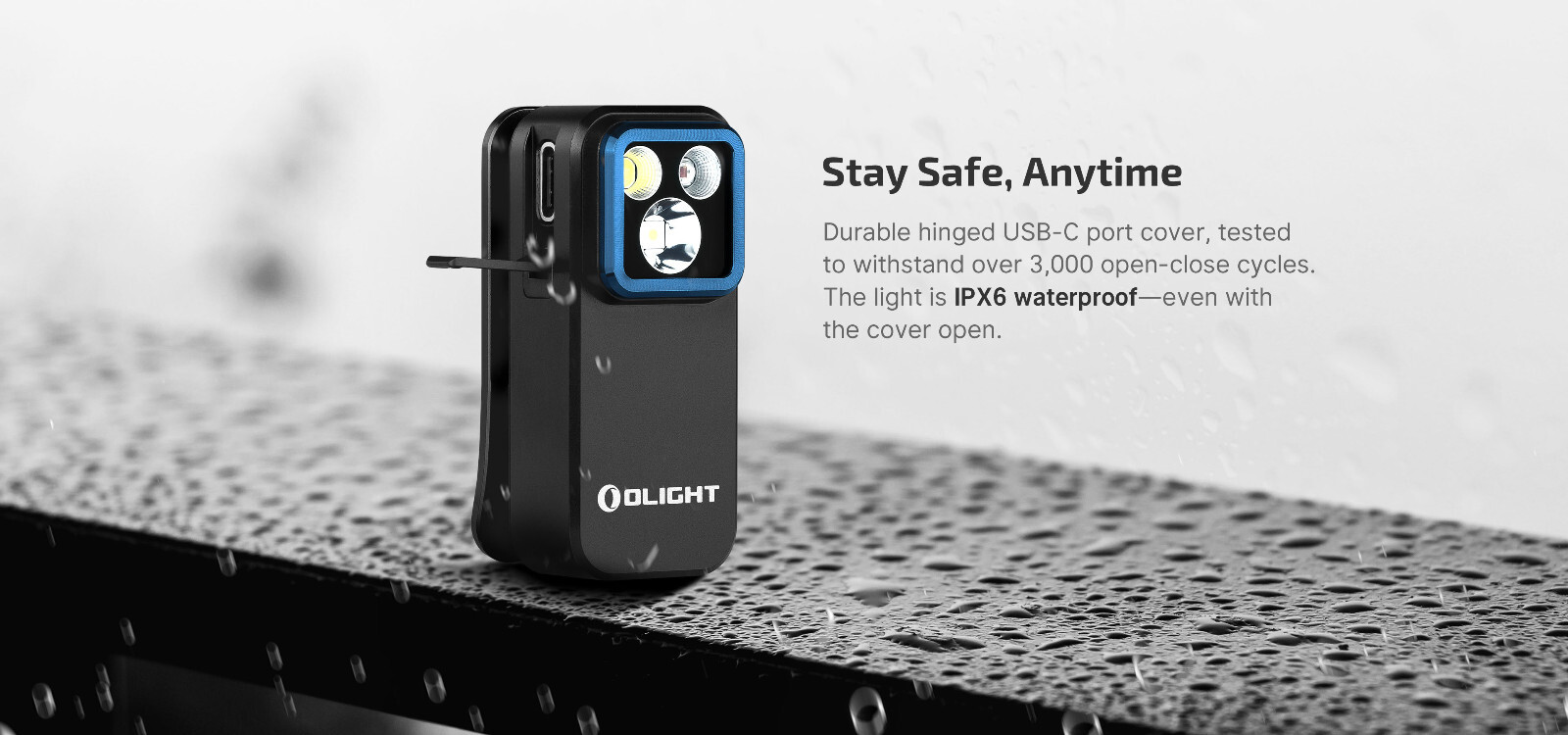 Olight Oclip Pro Black Clip on Flashlight & OPen Mini 2 Black Ballpoint/Pencil