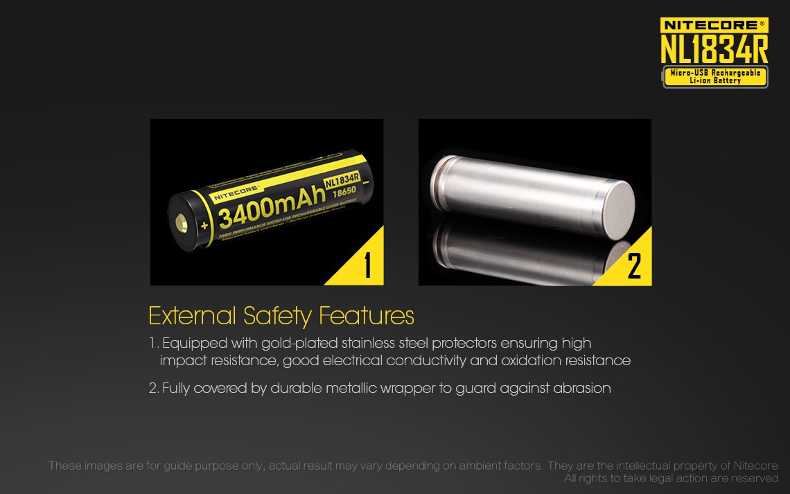 NiteCore NL1834R – 1pcs