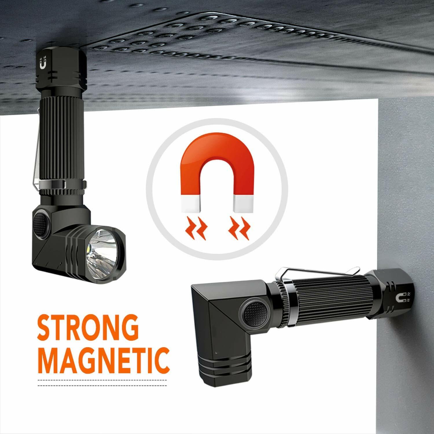 Nicron Led Magnetic Flashlight Mount Work Light Magnet Waterproof FlashLight N7