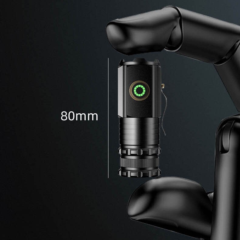 Powerful LED Flashlight Zoomable Rechargeable Portable Tactical Waterproof Torch