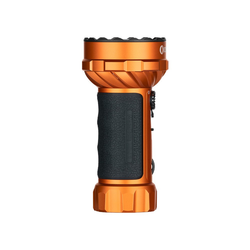 Olight Marauder Mini 2 Orange Wide-Beam High-Intensity Flashlight, 10000L, 750M
