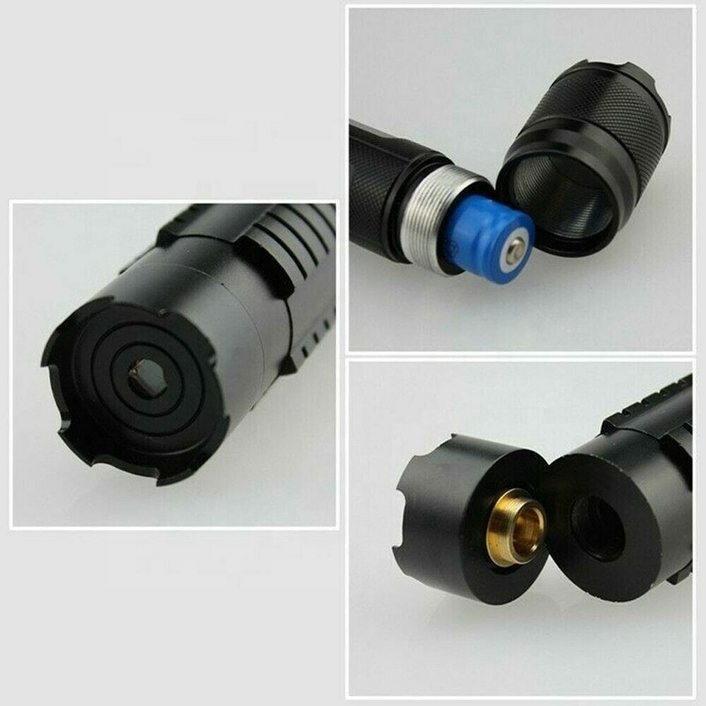 520nm Green Laser pointer Pen Lazer Light Hunting Visible Beam Adjustable Focus