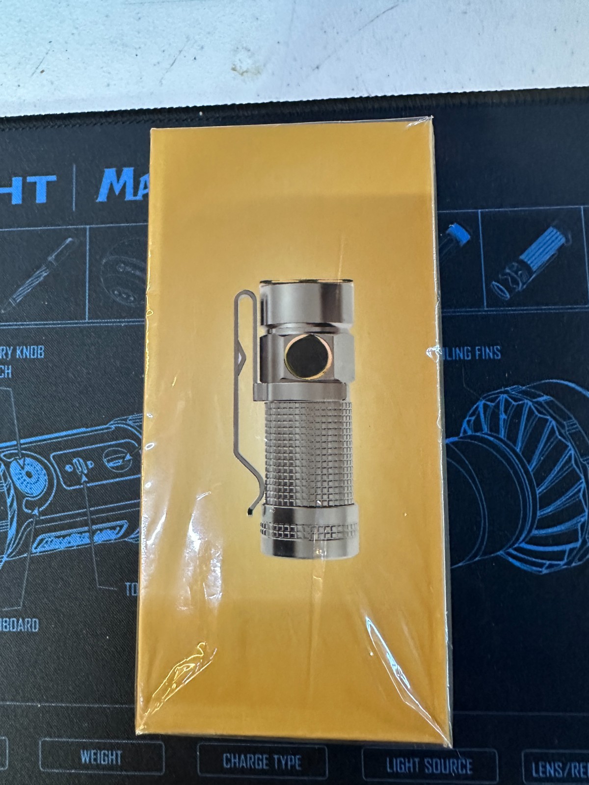 Olight S1 Baton TI Bead Blasted RARE
