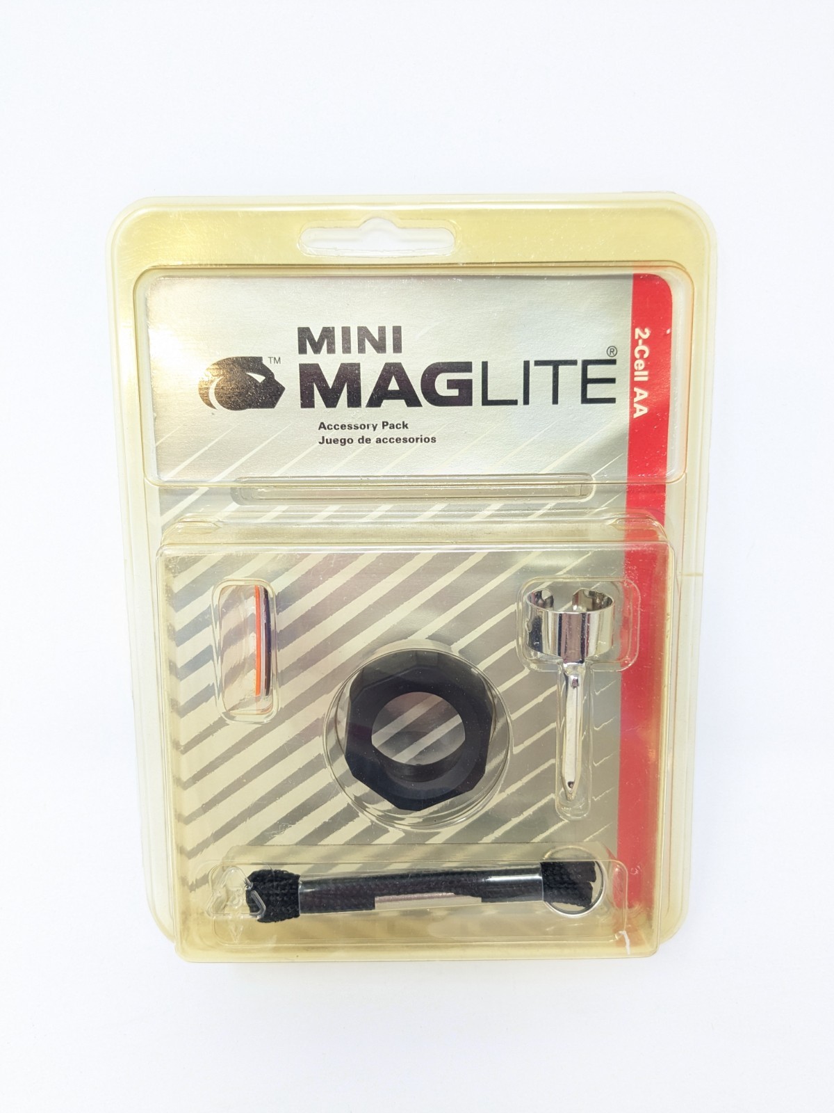 NOS Vintage Maglite AM2A016 AA Mini Mag Accessory Pack Sealed Package 1990s USA