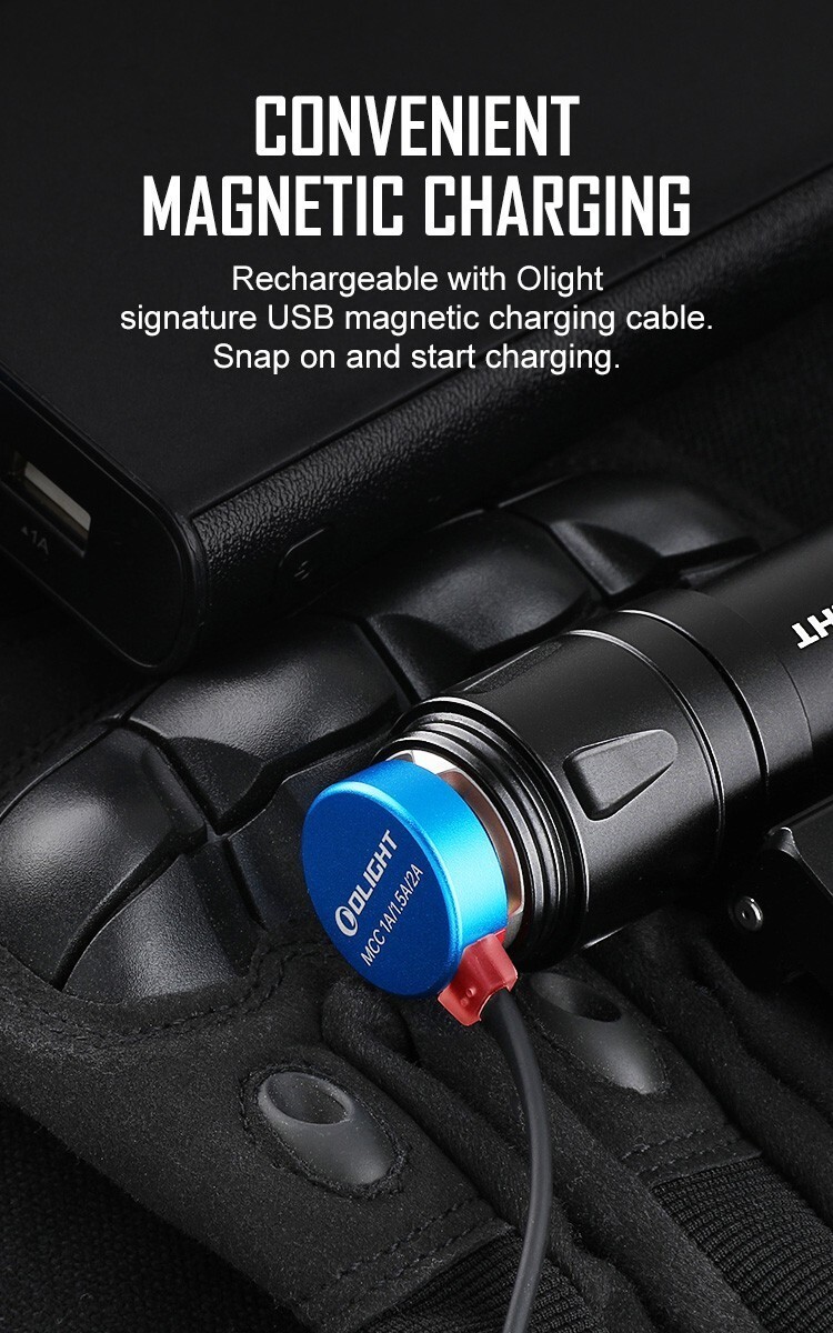 Olight Odin GL Mini 1000Lm Picatinny Mount Flashlight w/White LED & Green Laser