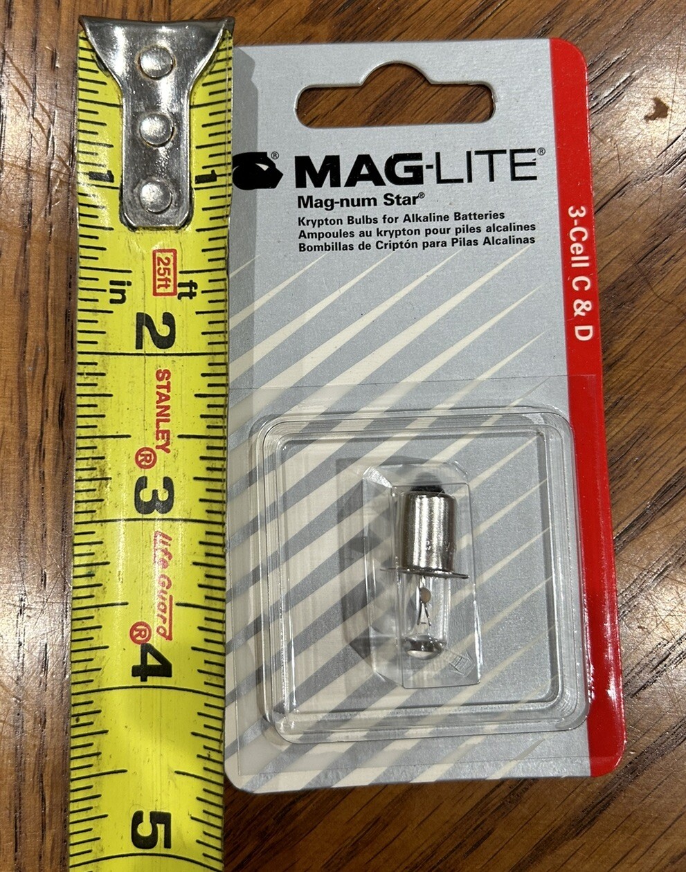 Mag-Lite 3-CELL C & D MAG-NUMSTAR® KRYPTON BULBS FOR ALKALINE BATTERIES