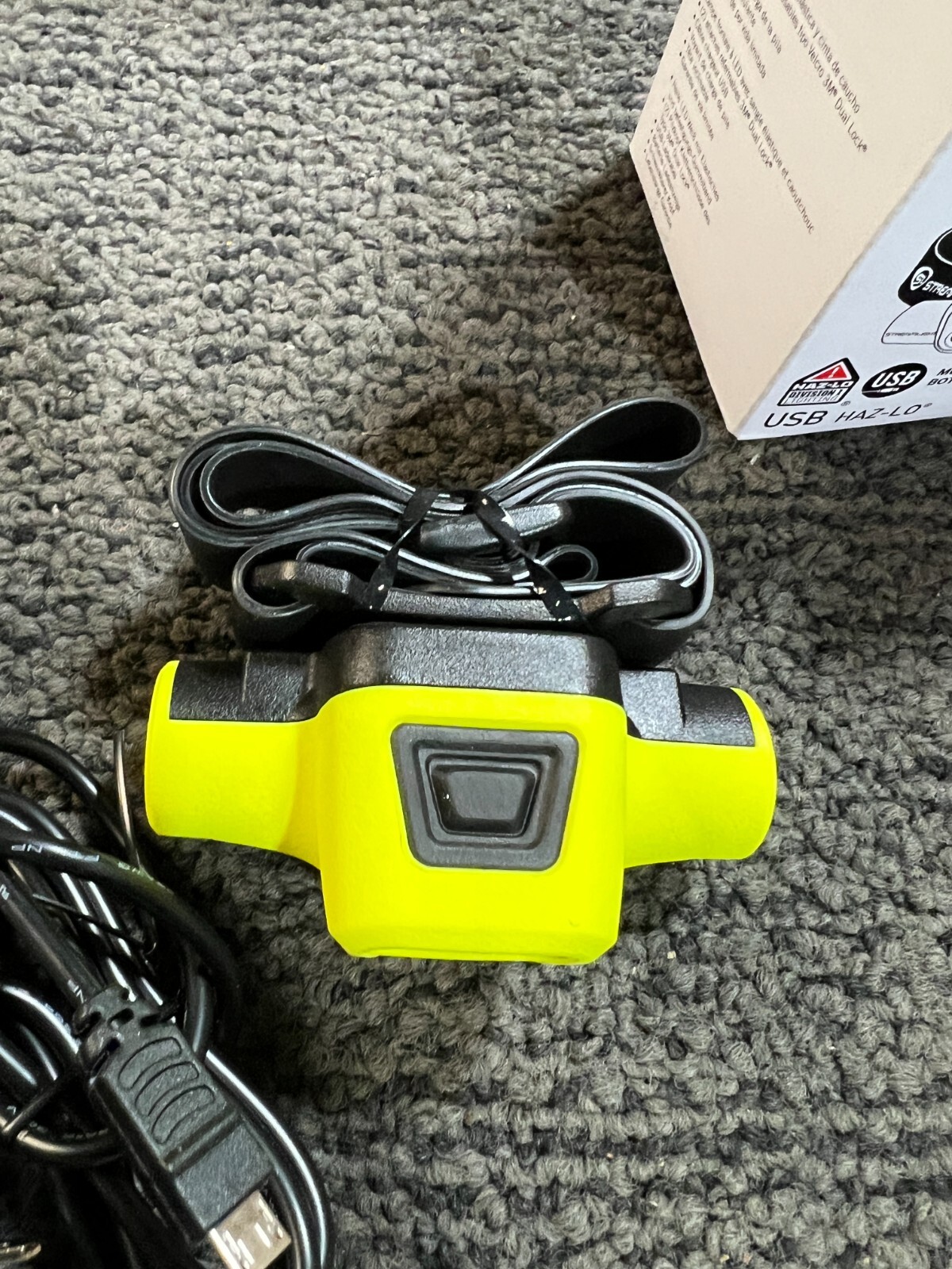 StreamLight Rechargeable Headlamp Yellow 55MJ59 | 22071 | 250 Lumens