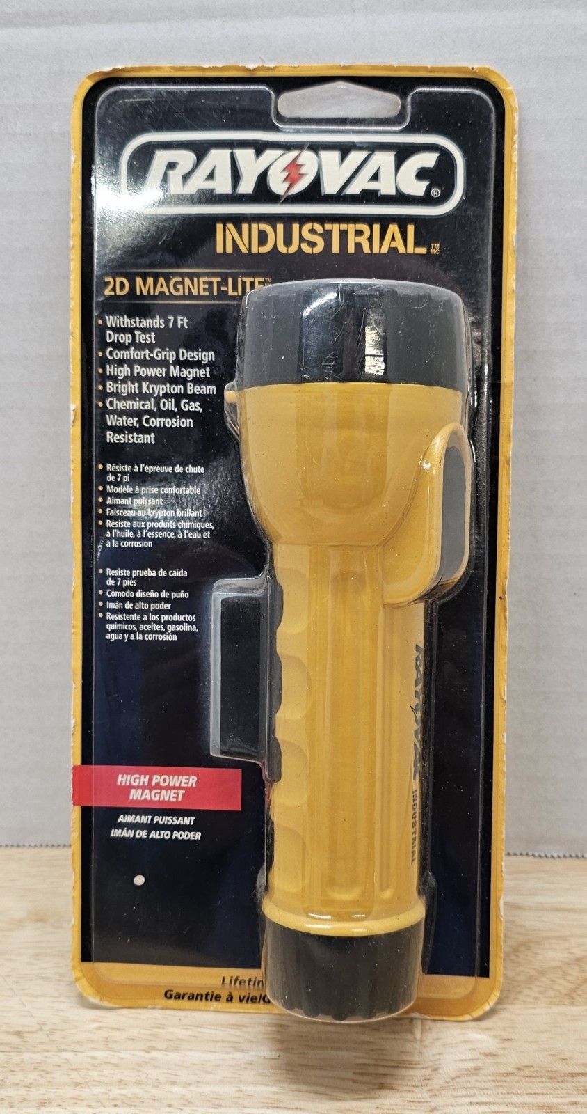 Rayovac Industrial 2D Professional Flashlight Magnet-Lite IN2-KML, (L)