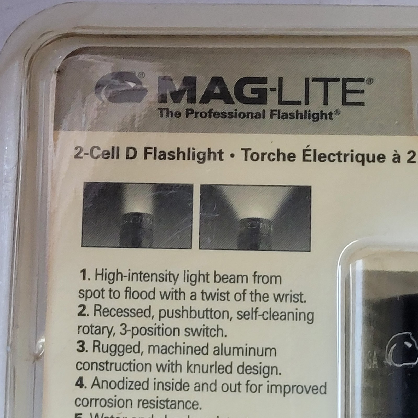 Vintage Mag-Lite 2D Cell NOS Made In USA