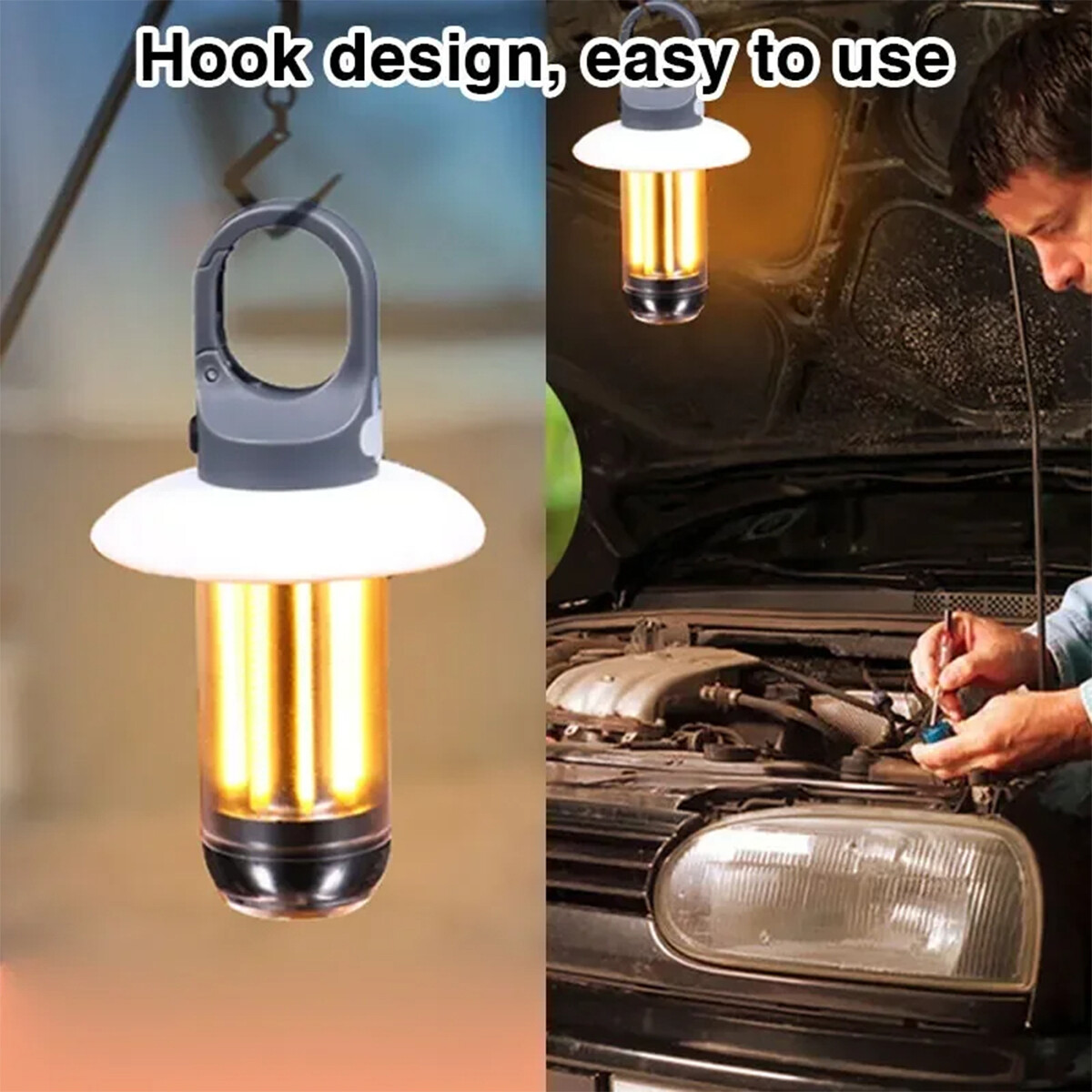 Usb Rechargeable Led Camping Light Torch Powerful Outdoor Bulb Super Brightness