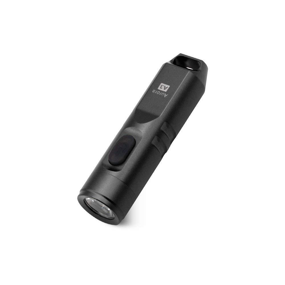 A3 550 Lumens EDC Rechargeable LED Flashlight, Aluminium Alloy RovyVon, Gun Grey